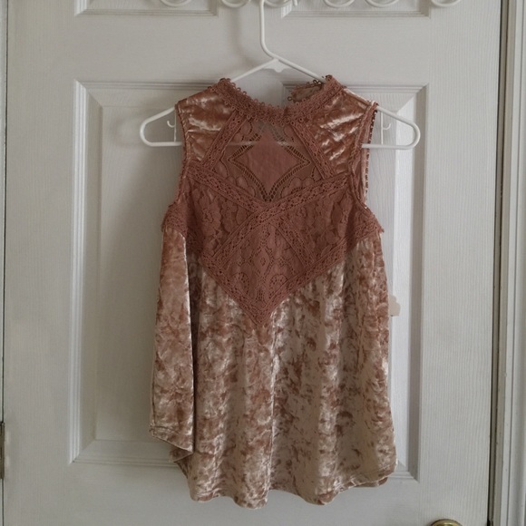 Altar'd State Tops - Velvet blouse from altar’d state